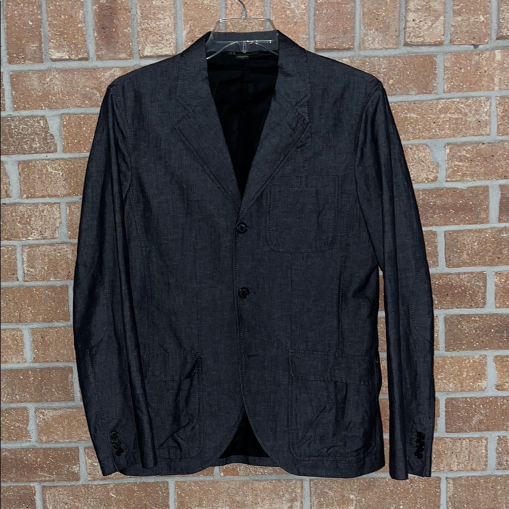 ARMANI EXCHANGE Men's Gray Blazer Size: M/M